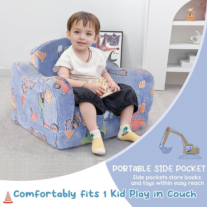 Comfy Toddler Chair and Couch for Kids - Image 4