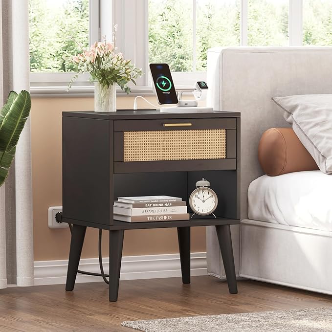 Irontar Nightstand Set of 2, Bedroom Night Stand - Image 2
