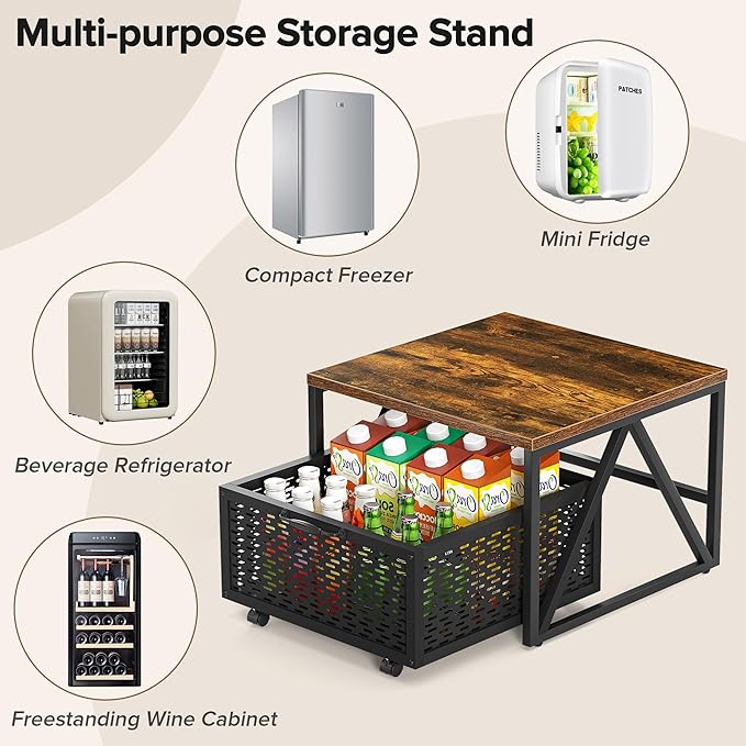 Urban Deco Mini Fridge Stand - Image 5