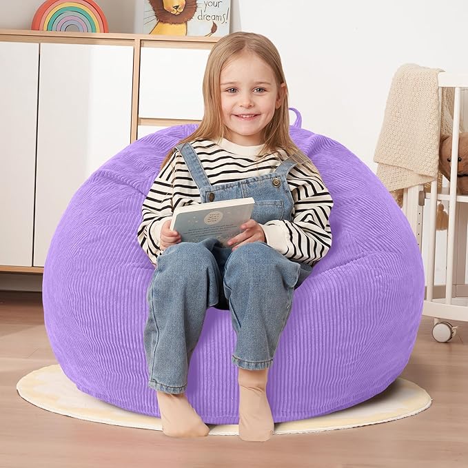 HABUTWAY 2 FT Bean Bag Chair, Giant Bean Bag Chairs, Big Bean Bags by HABUTWAYMakeYourLifeComfortable