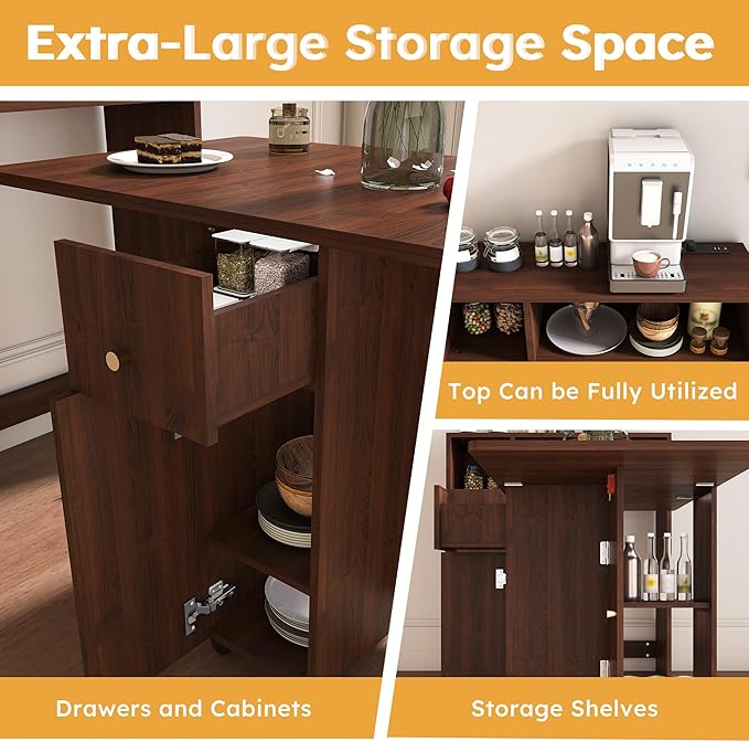 Ball & Cast Multifunctional Folding Dining Table - Image 3