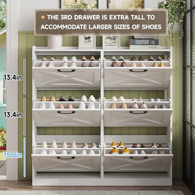 Maupvit Large Shoe Storage Cabinet - Image 3