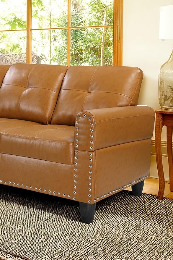 98 Inch L Shaped Sectional Sofa - Image 5
