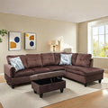 NAYSAYE Sectional Couch with Ottoman Storage, L Shaped Couch Sofa Furniture Sets by NAYSAYE
