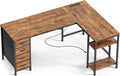 Huuger 55 Inch L Shaped Desk by Huuger