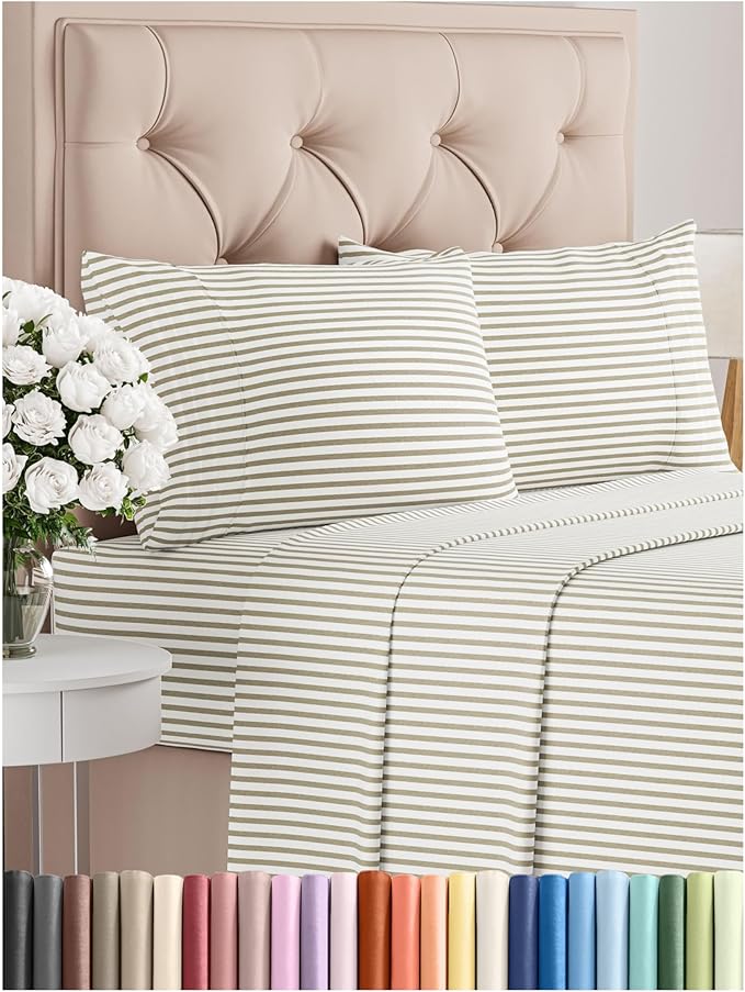 Cal King Size 4 Piece Sheet Set by CGKUnlimited