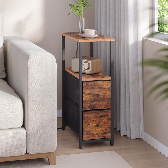TUTOTAK Small Narrow End Table - Image 2