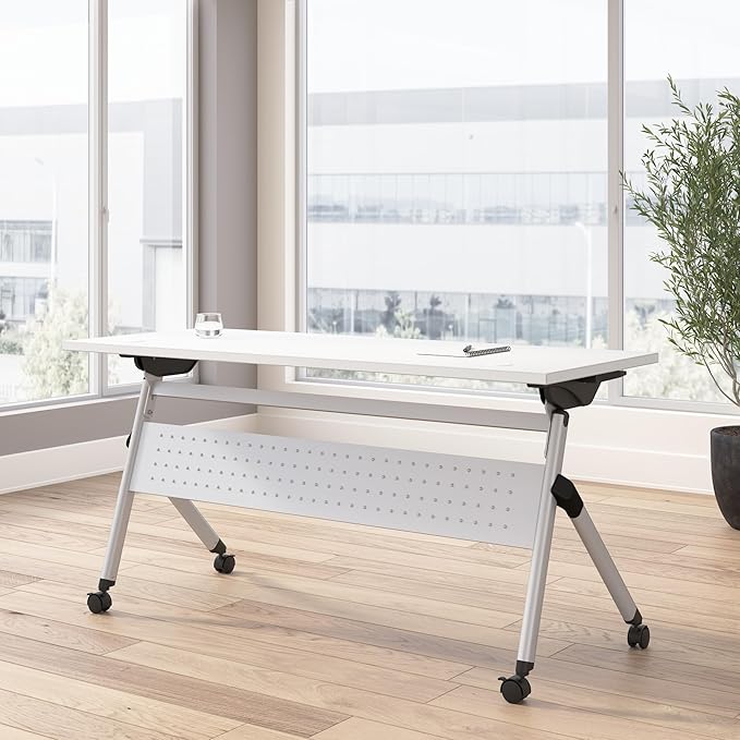 Bush Business Furniture Folding Training Table, 60 inch Desk, Commercial-Grade - Image 2