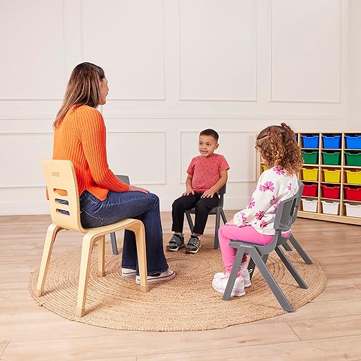 ECR4Kids 12in Plastic School Stack Chair, Classroom Furniture - Image 10