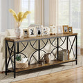 70.9-Inch Extra Long Sofa Table, Narrow Console Table Behind Couch by Celaform