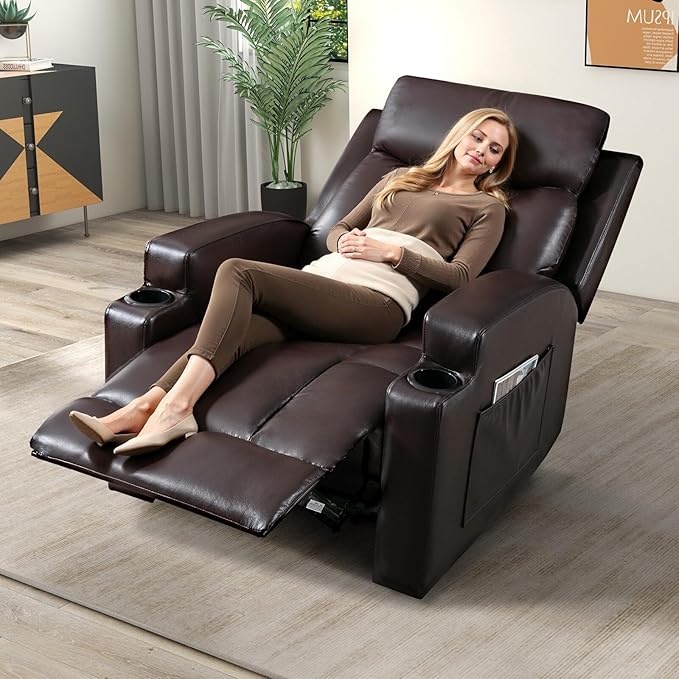 Phoenix Home Manual Recliner Chair Set of 2 - Image 8