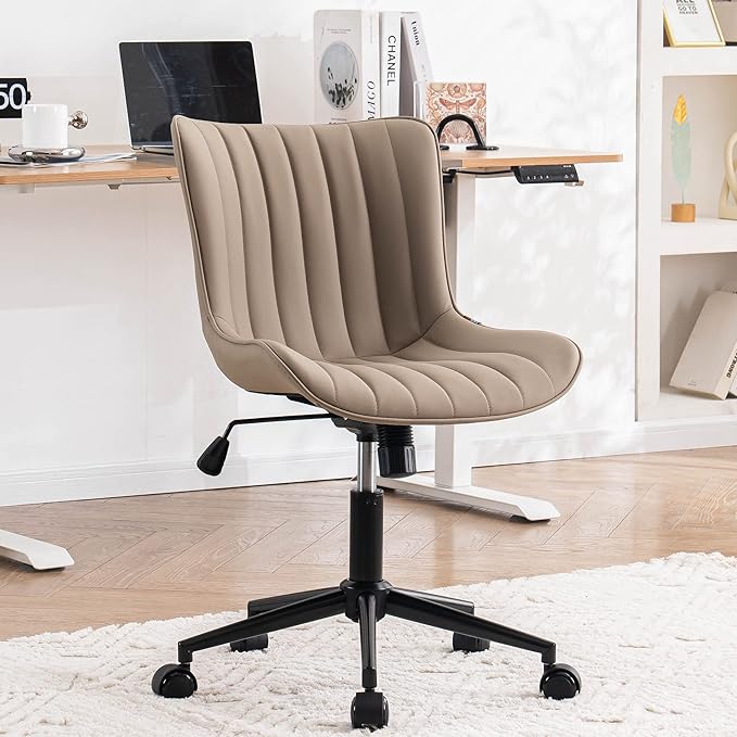 YOUNIKE Khaki Comfy Home Office Desk Chair by YOUNIKE