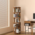 5 Tier Rotating Bookshelf Tower Spinning Bookshelf by IUNVR