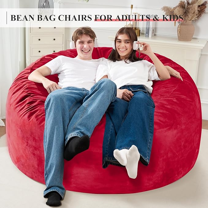 Homguava 5FT Bean Bag Chair Giant BeanBag - Image 4