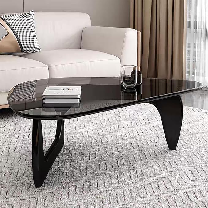 Modern Glass Coffee Table for Living Room, Sleek Coffee Tables, Suitable for - Image 7