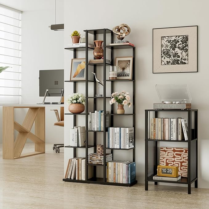 Bookshelf，Small Bookcase for Small Space，6-Tier Bookshelf for Living Room - Image 3