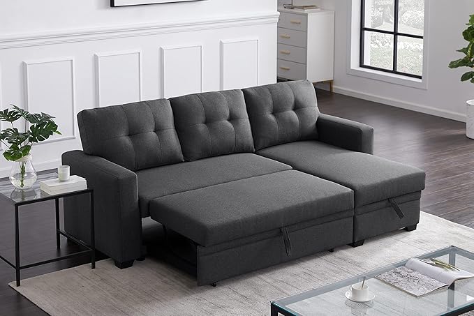 Devion Furniture Meridian 4-in-1 Convertible L Shaped Couch - Image 3