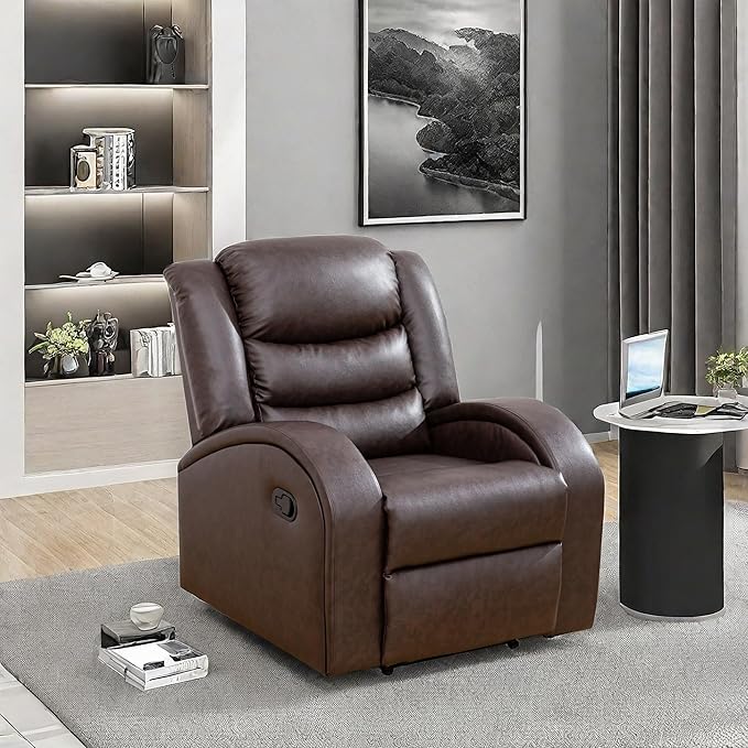 Leather Recliner Chair, Recliner Home Theater Seating, Electric Reclining Chair - Image 4
