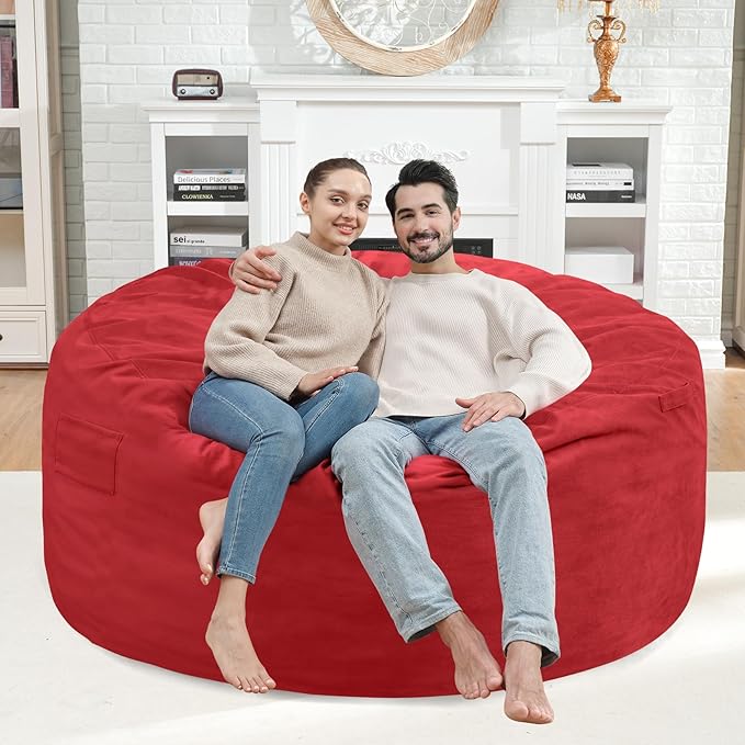 4FT Bean Bag Chair, Large Bean Bag Chairs - Image 2