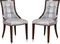 Manhattan Comfort Fifth Avenue Faux Leather Dining Chairs, Parsons Accent by ManhattanComfort