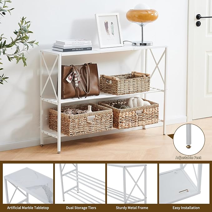 Wimarsbon Console Table, Behind Couch TV Tables - Image 6