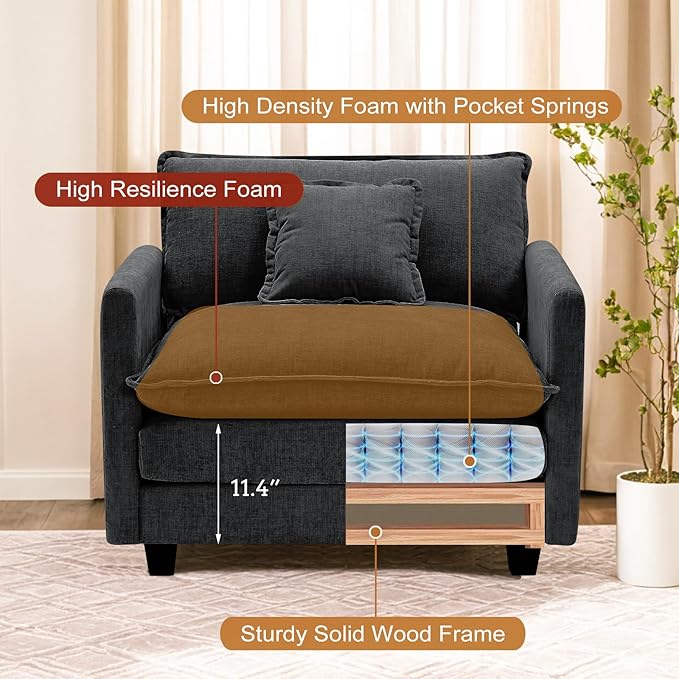 Furniliving Oversized Accent Chairs - Image 5
