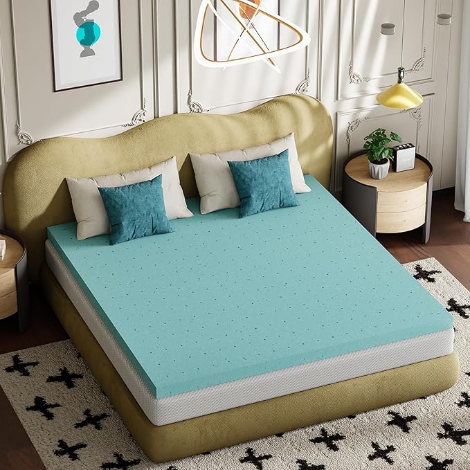 FDW | 5" King Mattress + 3" Cooling Mattress Topper | Gel Memory Foam | Medium - Image 3