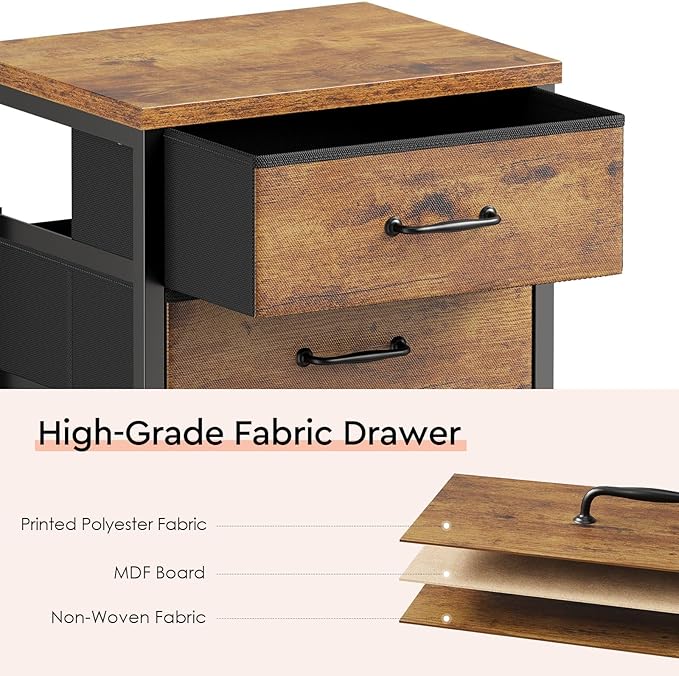 3 Drawer Mobile File Cabinet - Image 6
