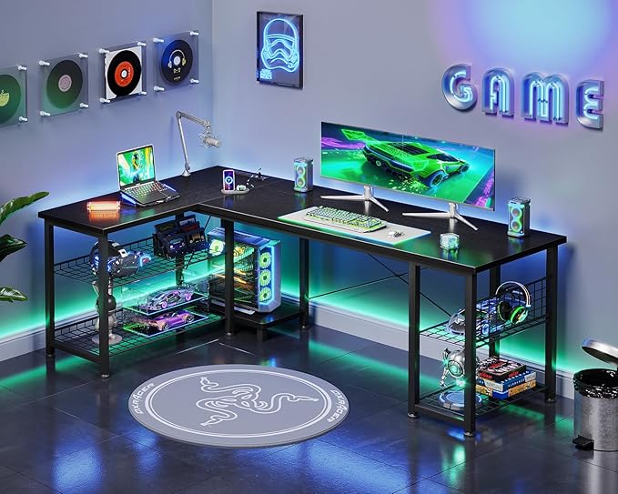 Casaottima 59 Inch L Shaped Gaming Desk - Image 2