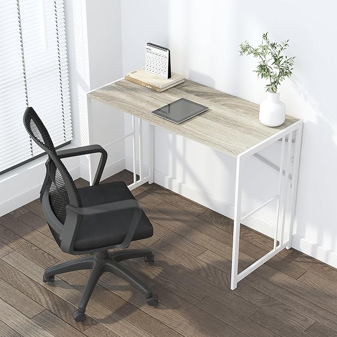 Folding Desk 40 inch Writing Gaming Computer Camping Table, No Assembly - Image 2