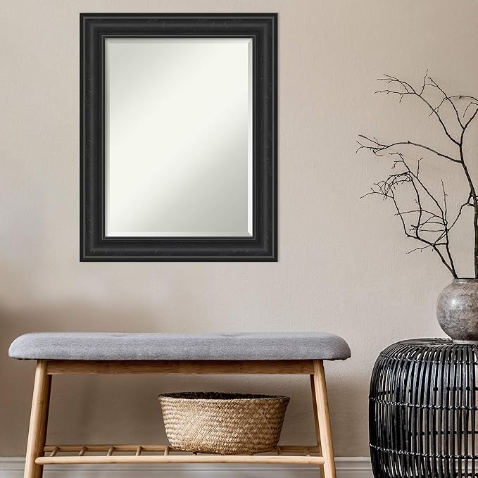 Amanti Art Black Bathroom Mirror - Image 5