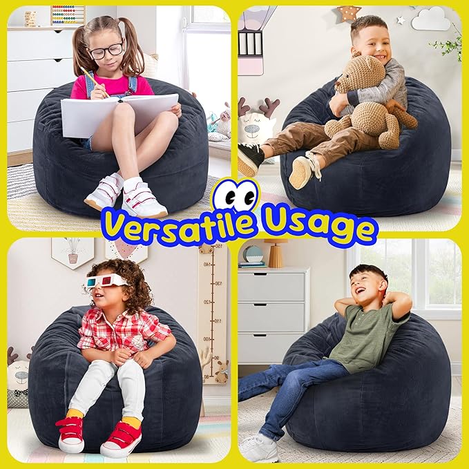 Hobestluk Bean Bag Chairs 2.5FT Beanbag Chair - Image 5