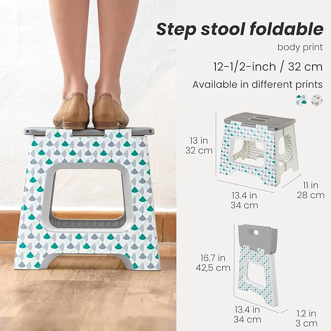 Vigar Compact Step Stool Foldable, 12-1/2-inch Step Stools - Image 2