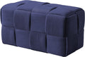 Ottoman Foot Rest Soft and Comfortable Ottoman Square Corduroy Woven Design by Cmishe