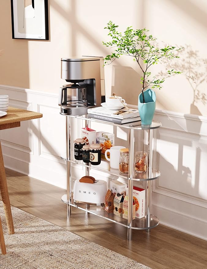 Clear Bookshelf, Acrylic Bookcase - Image 2