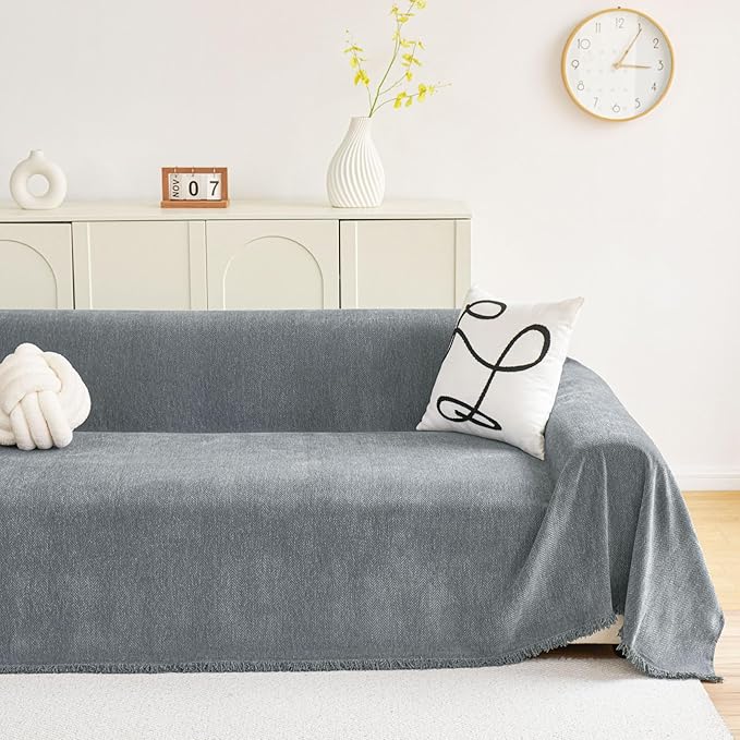 hyha Couch Cover for Dogs, Boho Sofa Covers for 3 Cushion Couch Washable - Image 2