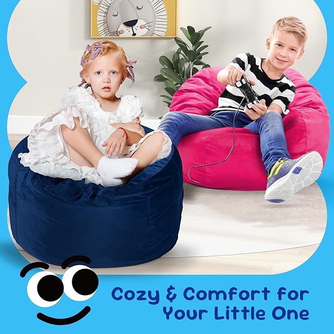 Hobestluk Bean Bag Chairs 2.5FT Bean Bag Chair - Image 6