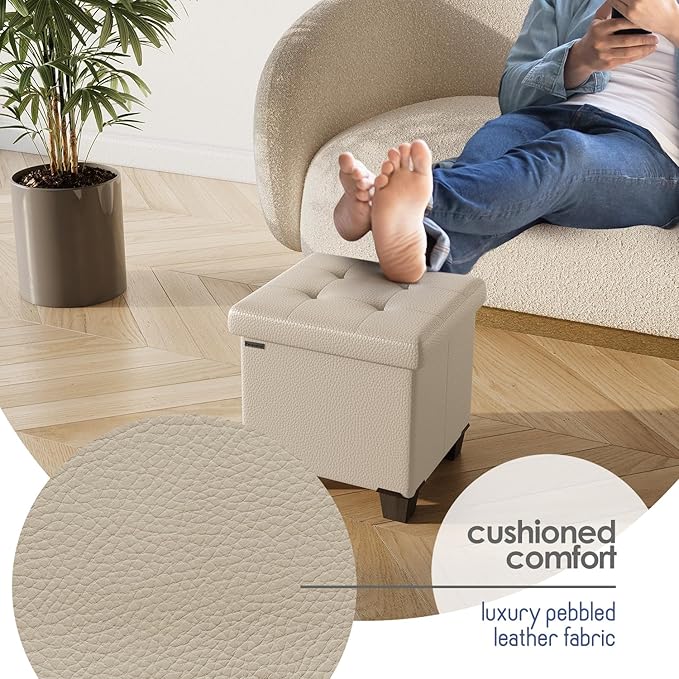 STORAGEBUD Storage Ottoman Cube - Image 7