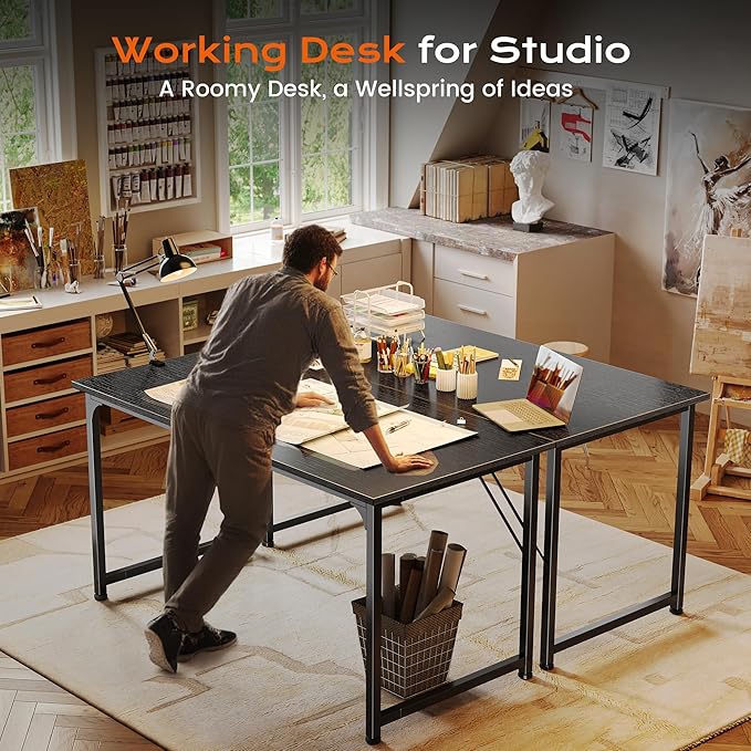 PRAISUN 47 X 24 Inch Computer Desk - Image 8