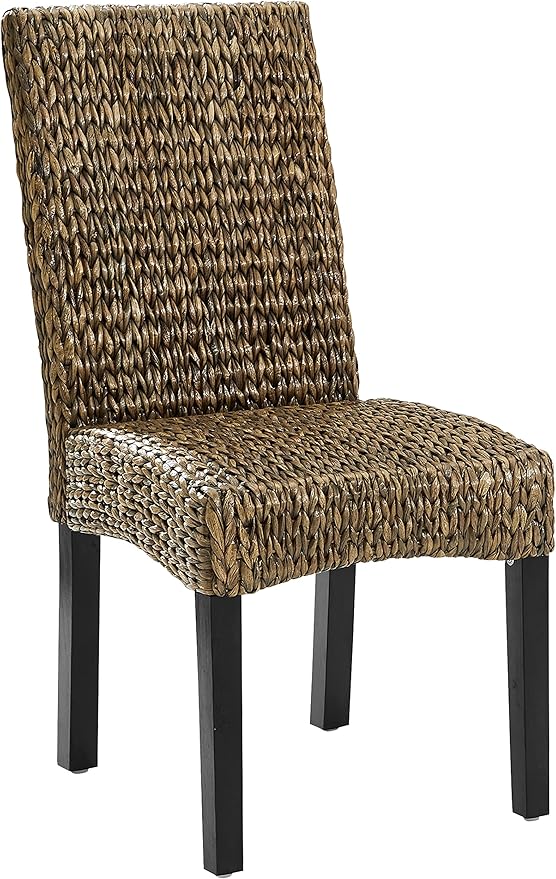 Crosley Furniture Edgewater Handwoven Natural Fiber Rattan Dining Chairs Set of - Image 9