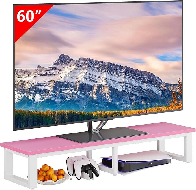 Clikuutory 45" Large TV Riser for 32-60 inch TVs, Tabletop Stand by Turnyourhouseintoahome