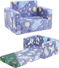 Toddler Couch, Toddler Chair, 2-in-1 Baby Seat Furniture Fold Out, Convertible by inhand