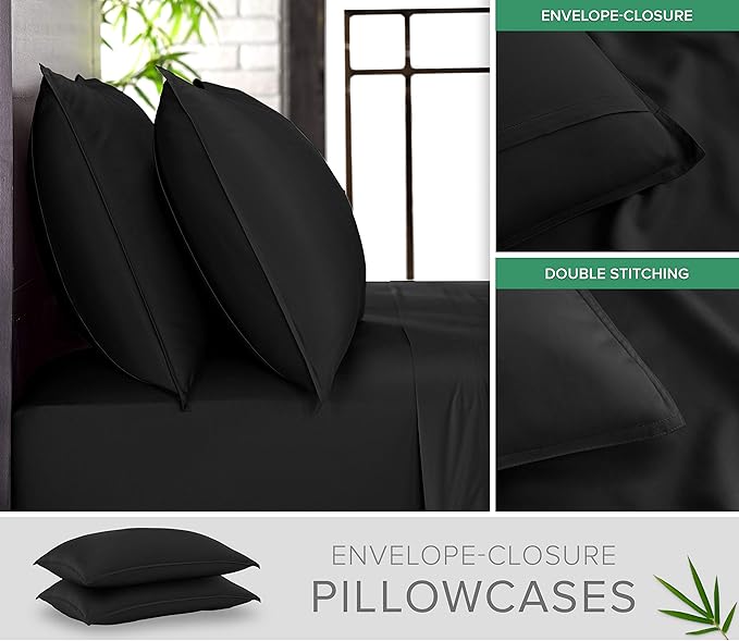 Twin Sheets by Pure Bamboo, Genuine 100% Organic Viscose Derived from Bamboo - Image 3