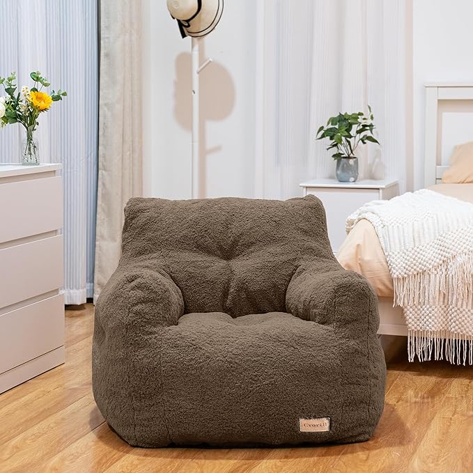 Bean Bag Chair with Filler, Bean Bag Sofa with Tufted Soft Stuffed Filling - Image 9
