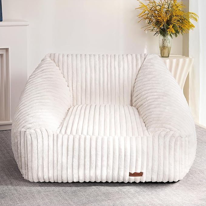 HABUTWAY Bean Bag Chair, Giant Bean Bag Chairs by HABUTWAYMakeYourLifeComfortable