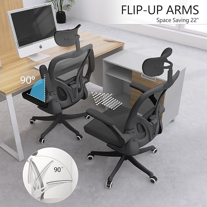 Ergonomic Office Chair, High-Back Mesh Computer Desk Chair - Image 3