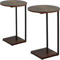 DCLRN C Table End Table Set of 2, C Shaped End Table by DCLRN