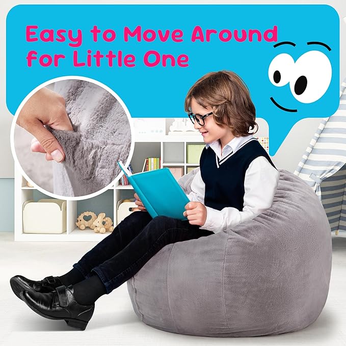 Hobestluk Bean Bag Chairs 2.5FT Bean Bag Chair - Image 4