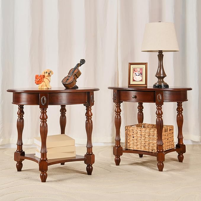 MODERION Solid Wood End Table - Image 9