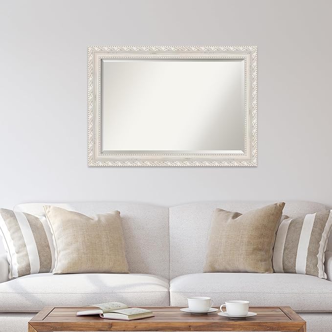 Amanti Art White Bathroom Mirror - Image 6